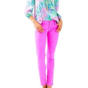 Lilly Pulitzer Worth Skinny Jeans, Amethyst, Size 2